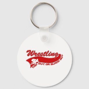 Wrestling; tap out or black out keychain
