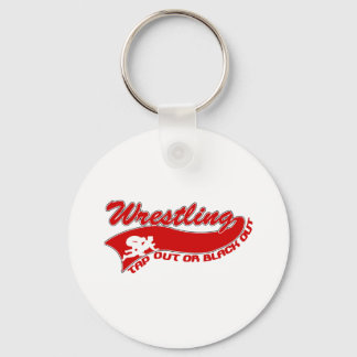 Wrestling; tap out or black out keychain