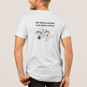 Wrestling Win/Lose Tri-Blend Shirt