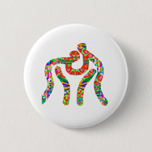 Wrestling Wrestler Champion 2 Inch Round Button