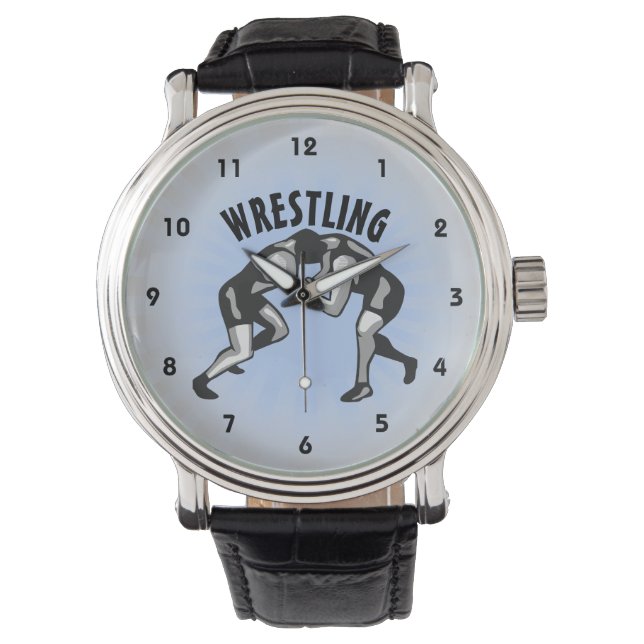 Wrestling Wrestler Design Watch (Front)