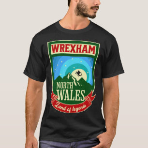 Wrexham Men Women Students Welsh Dragon Wales Wre T-Shirt