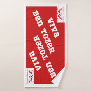 Wrexham Viva Ben Tozer Fearless in Devotion Bath Towel