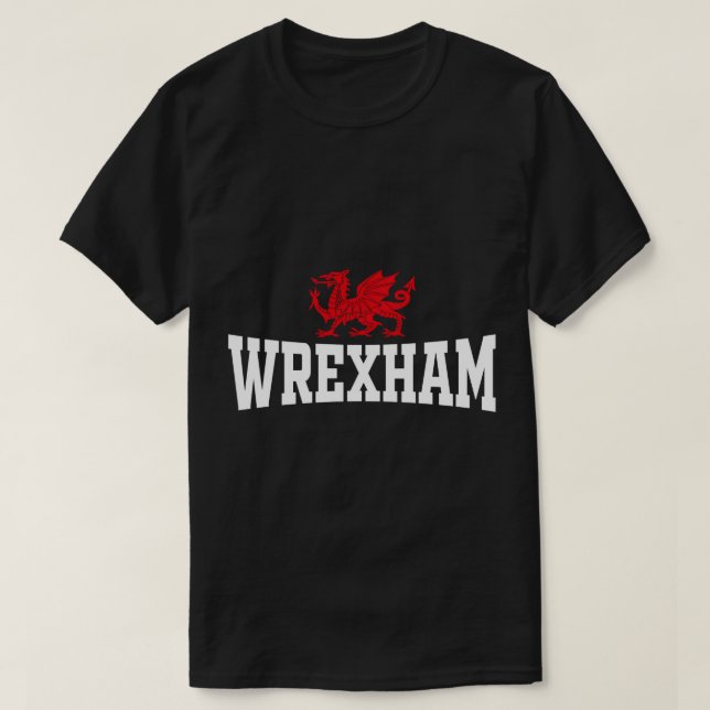 Wrexham Wales Red Dragon Wrecsam Pullover Sweat -  (Design devant)