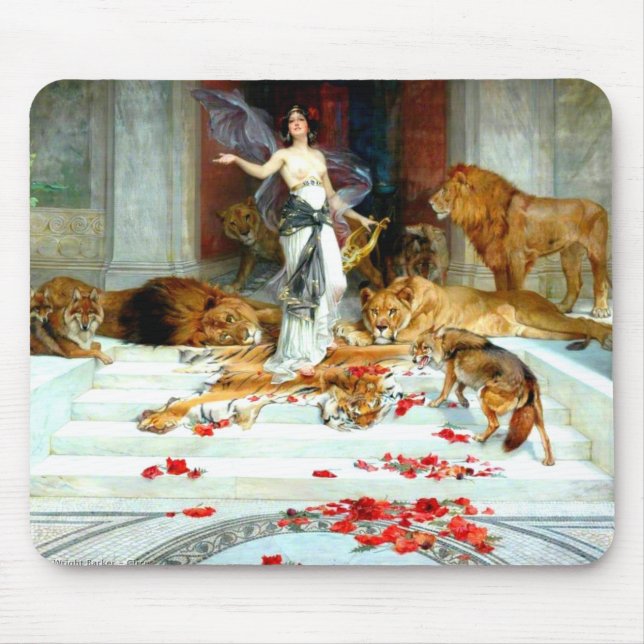 Wright Barker Circe Nyph Goddess Of Magic Witch En Mouse Pad (Front)