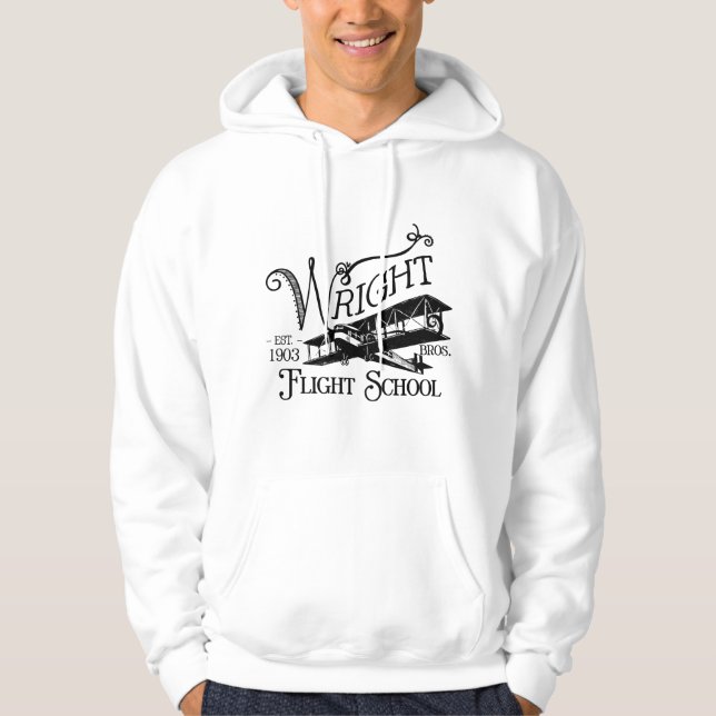 Wright Bros. Flight School Hoodie (Front)