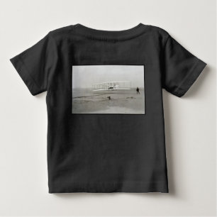 Wright Brothers Flyer First Plane Flight Aviation Baby T-Shirt