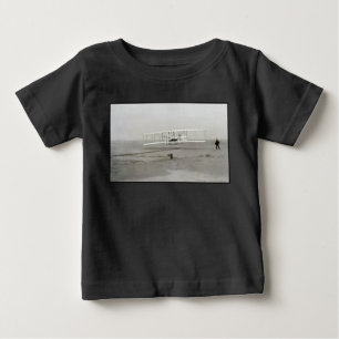Wright Brothers Flyer First Plane Flight Aviation Baby T-Shirt