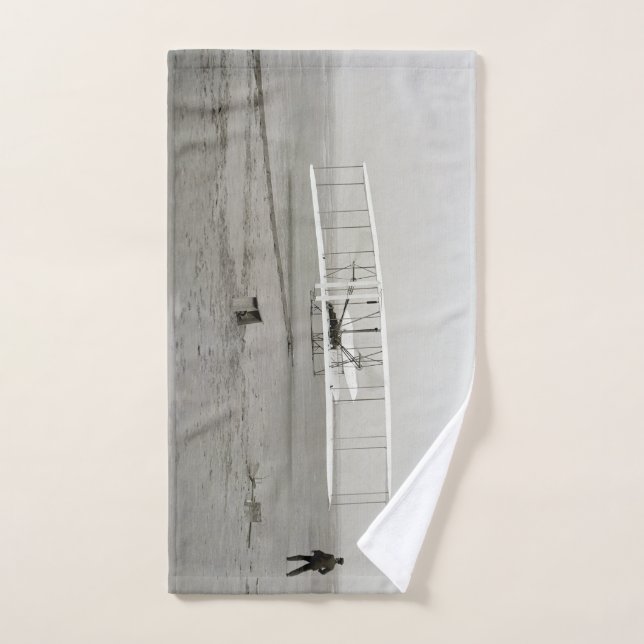 Wright Brothers Flyer First Plane Flight Aviation Bath Towel Set (Hand Towel)