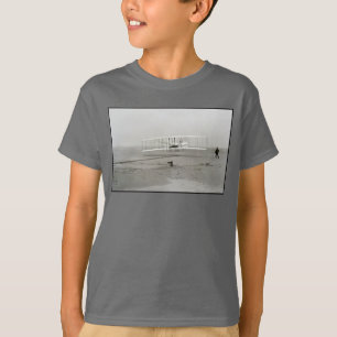 Wright Brothers Flyer First Plane Flight Aviation T-Shirt