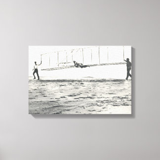 Wright Brothers' Glider Tests Canvas Print