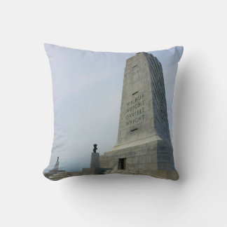 Wright Brothers Monument Throw Pillow
