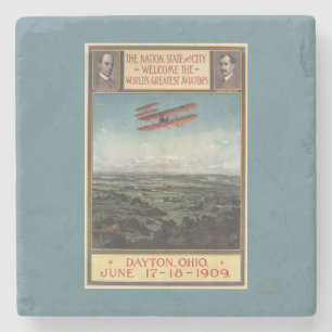 Wright Brothers Plane Stone Coaster