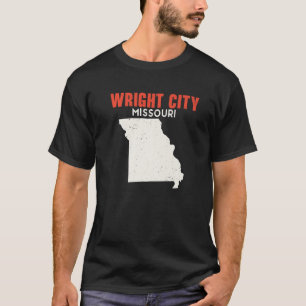 Wright City Missouri USA State America Travel Miss T-Shirt