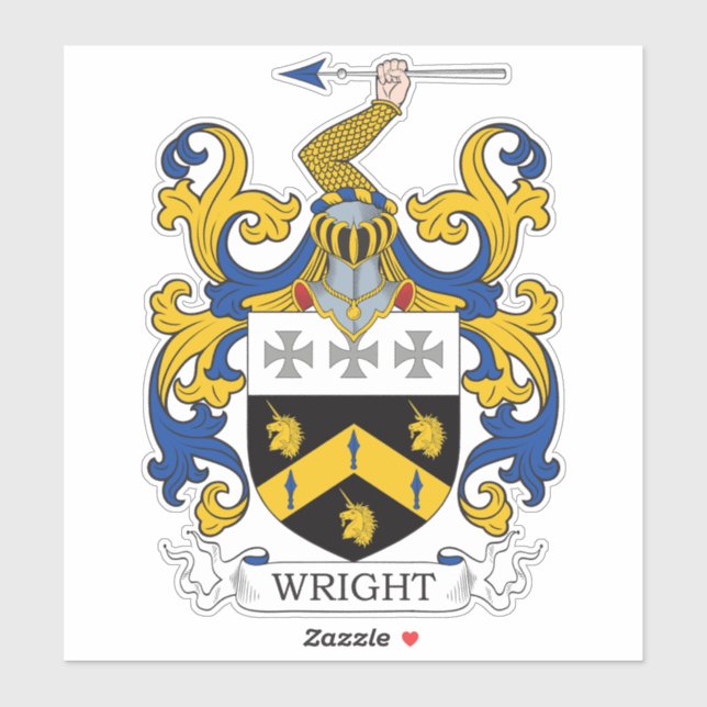 Wright Family Crest (Sheet)