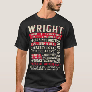 Wright Name Gift Wright Wright Surname T-Shirt