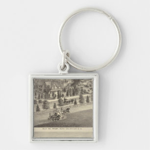 Wright, Putnam residences Keychain