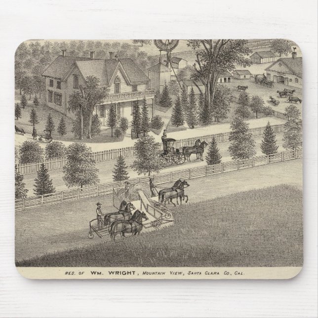 Wright, Putnam residences Mouse Pad (Front)