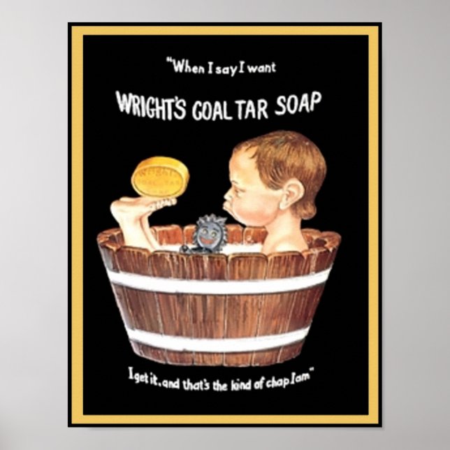 Wright's Coal Tar Soap Poster (Front)