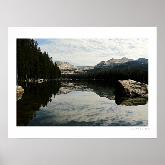 Wrights Lake Reflection Poster (Front)