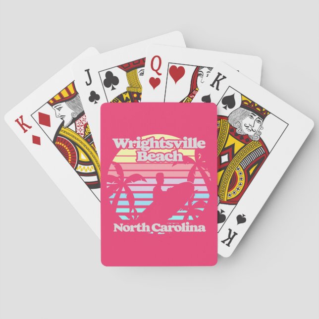 Wrightsville Beach North Carolina Playing Cards (Back)