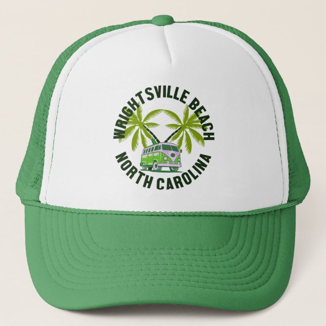 Wrightsville Beach,North Carolina Trucker Hat (Front)