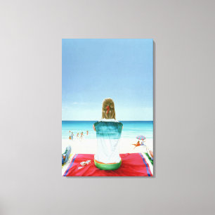 Wrigley Gum Girl II Canvas Print