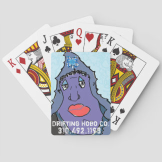 wrinkle face hobo playing cards