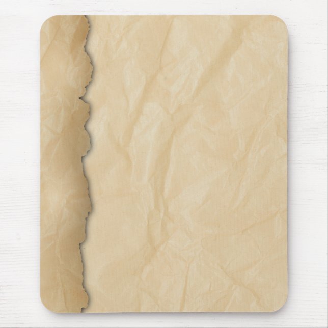 Wrinkled Crinkle Paper Mouse Pad (Front)