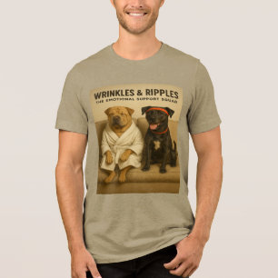 Wrinkles & Ripples: The Emotional Support Squad Tri-Blend Shirt