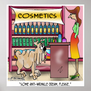 Wrinkly Dog Oil Poster