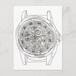 Wrist Whatch Postcard