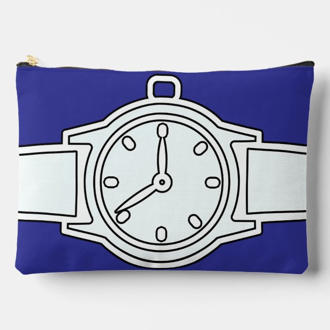Wristwatch Blue     Accessory Pouch (Front)