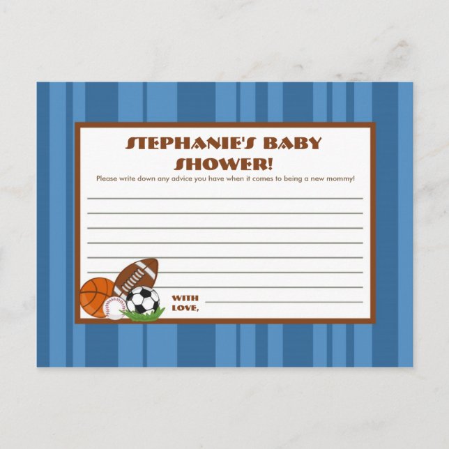 Writable Advice Card All-Star Blue (Front)