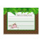 Writable Advice Card MonkeySwing Jungle Safari Zoo