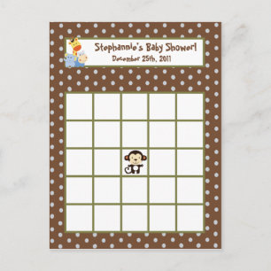 Writable Bingo Card Jungle Play