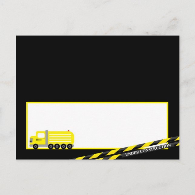 Writable Place Card Construction (Front)