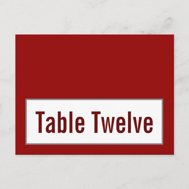 Writable Place Card Modern Grey Damask Lace Print (Front)