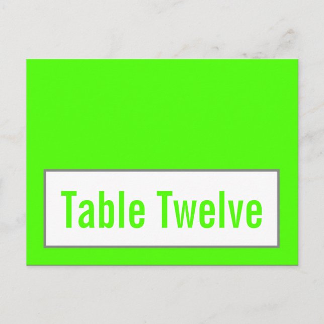 Writable Place Card Modern Grey Damask Lace Print (Front)