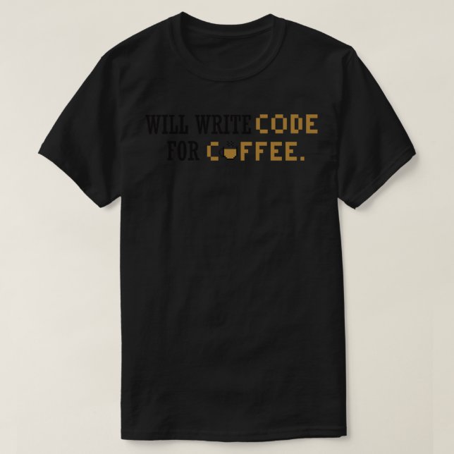 write code for coffee T-Shirt (Design Front)