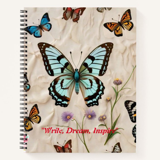 "Write, Dream, Inspire" Notebook (Front)