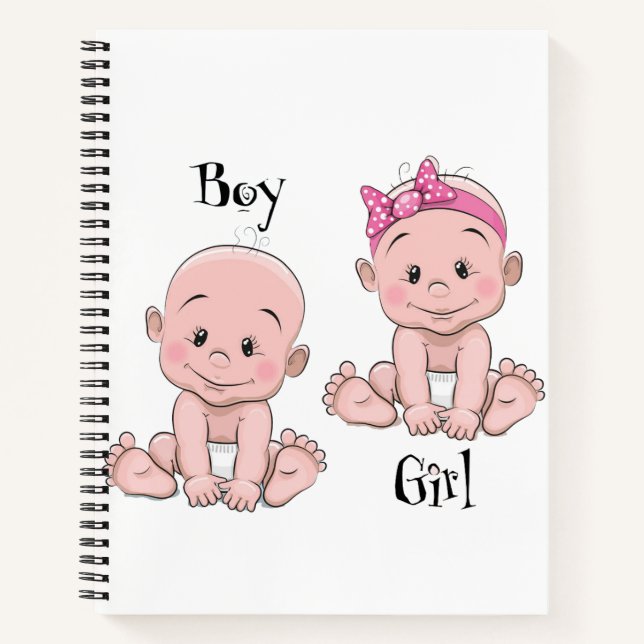 Write in Style with Our Spiral Notebook  (Front)