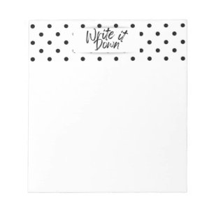 Write It Down  Notepad