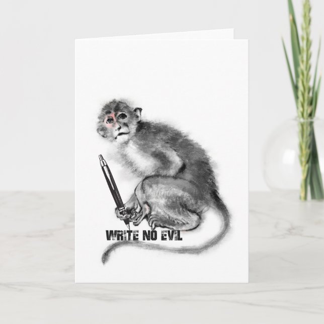 write no evil card (Front)
