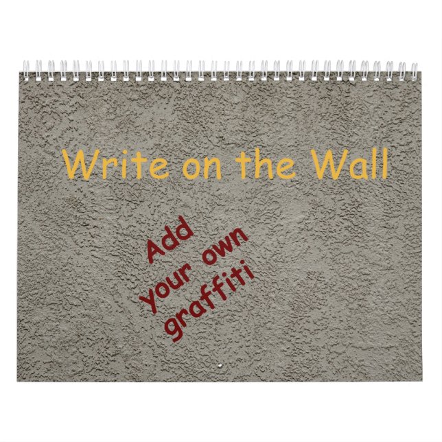Write on the Wall Calendar (Cover)