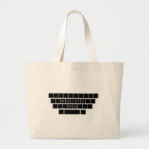 Write On - Tote Bag - Gifts for Aspiring Writers