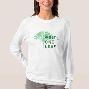 Write One Leaf Merch Gingko T-Shirt