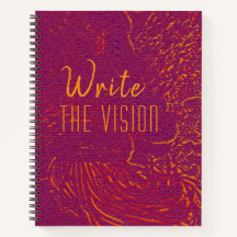 Write The Vision, 8.5x11 notebook, spiral bound