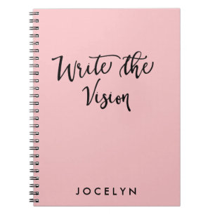Write the Vision   Personalized Note Book