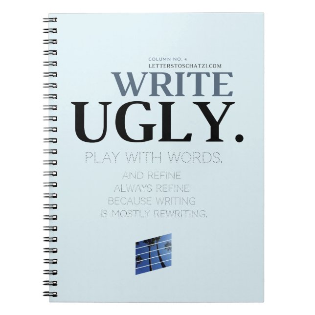 Write Ugly Notebook (Front)
